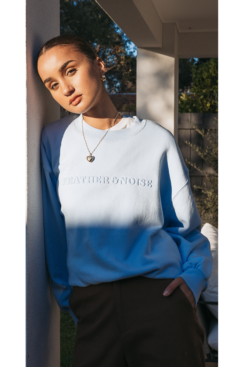 Core Logo Crew Powder Blue