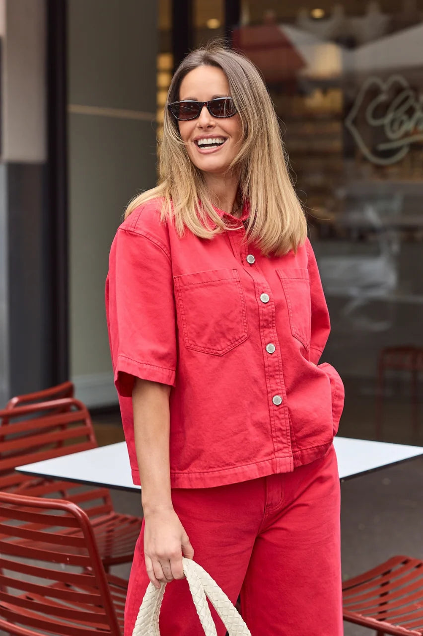 Cassie Shirt Poppy