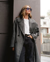 Sasha Longline Coat Grey