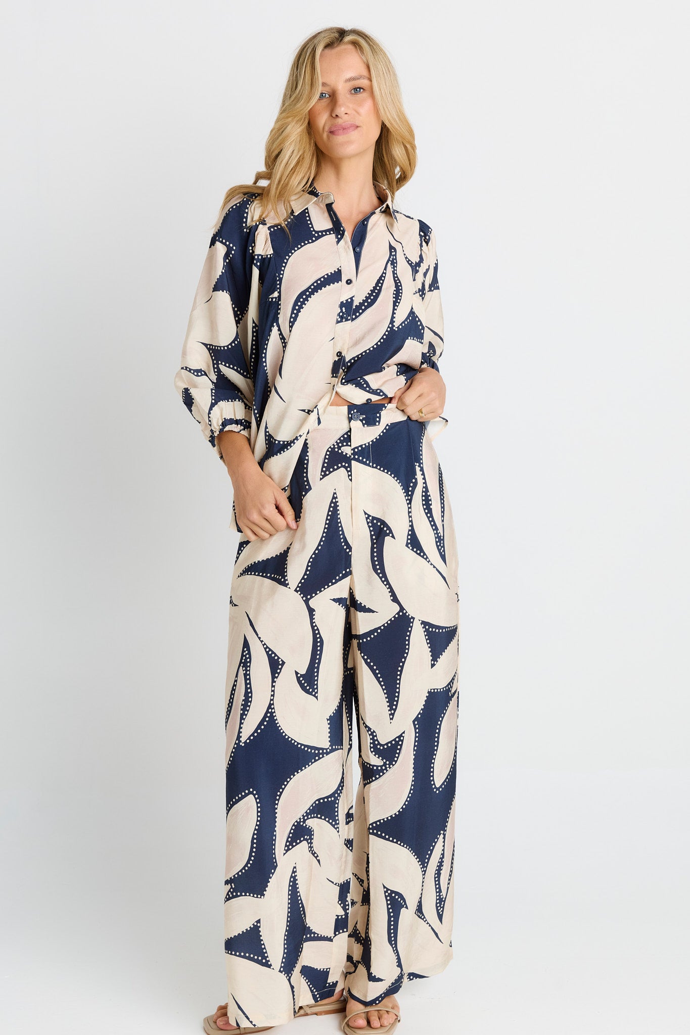 Zander Pant Navy Floral