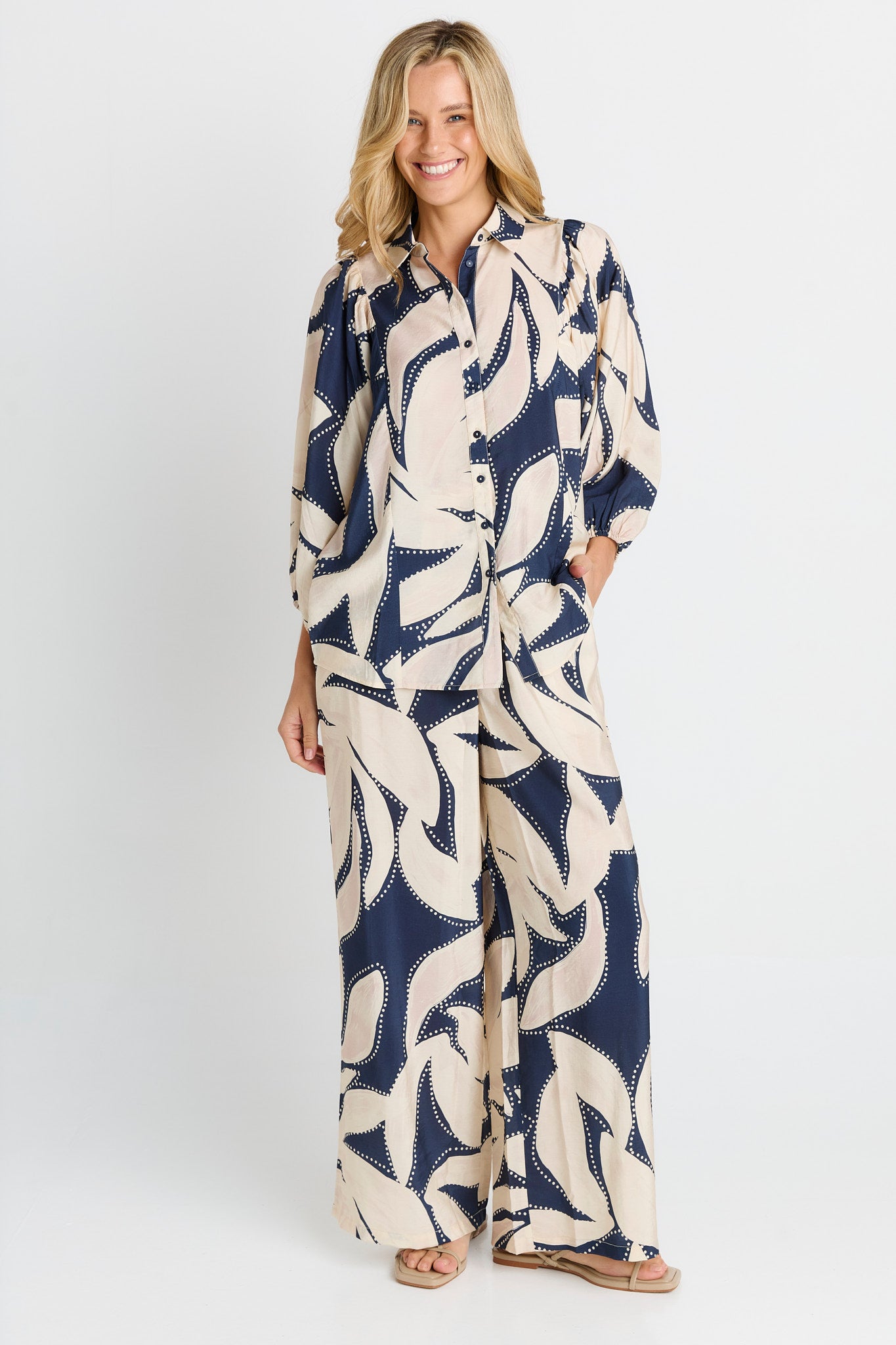 Zander Pant Navy Floral