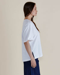 Relax Boxy Tee White