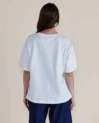 Relax Boxy Tee White