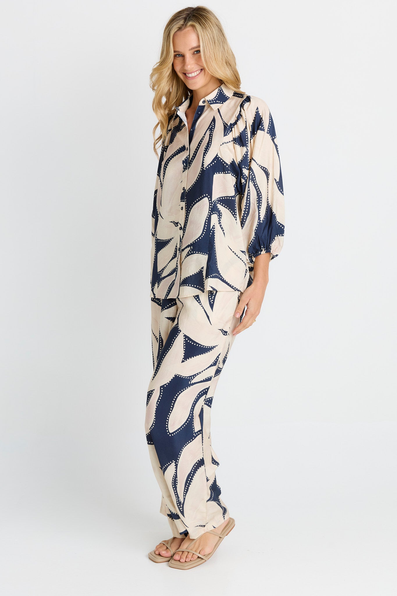Zander Pant Navy Floral