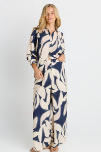 Zander Pant Navy Floral
