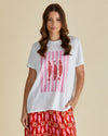 Ellia Crew Tee Sardinia Print