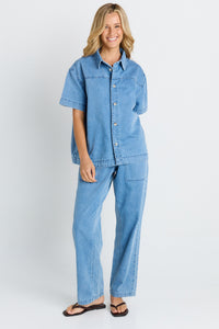 Quinn Cotton Denim Shirt