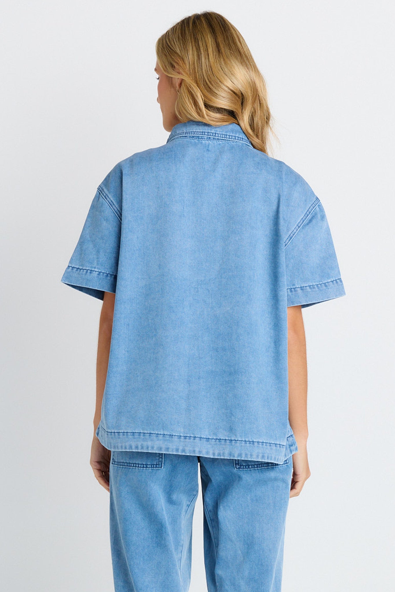 Quinn Cotton Denim Shirt