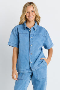 Quinn Cotton Denim Shirt