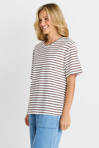 Relax Boxy Tee Chocolate