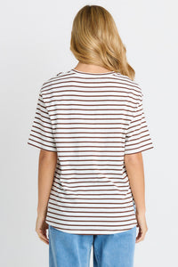 Relax Boxy Tee Chocolate