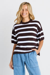 Libby Boxy Top Chocolate