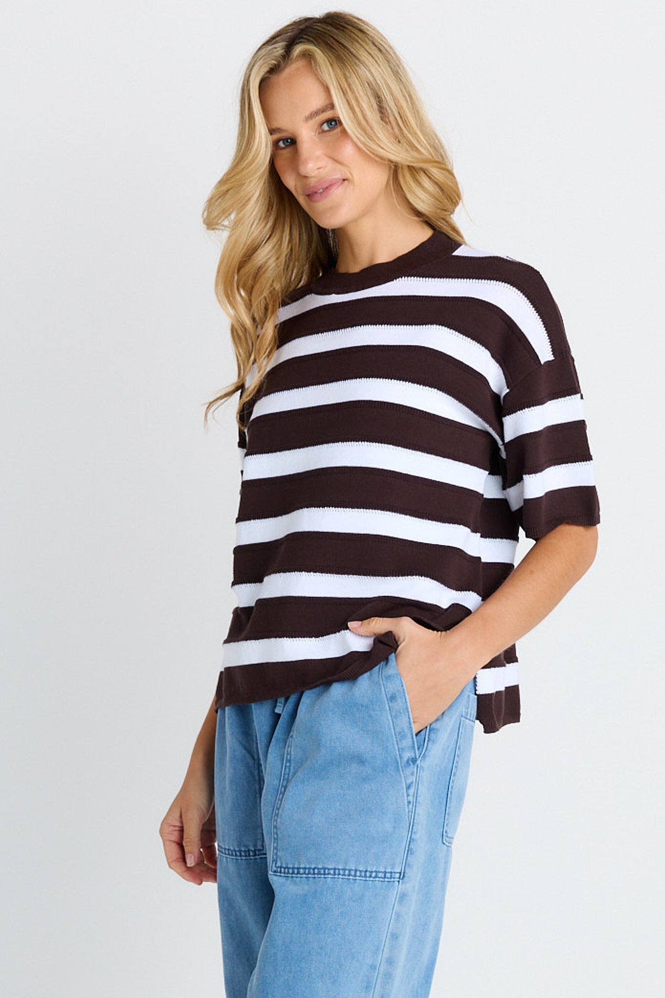 Libby Boxy Top Chocolate