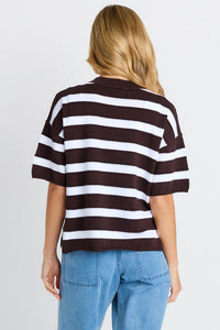 Libby Boxy Top Chocolate
