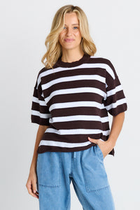 Libby Boxy Top Chocolate