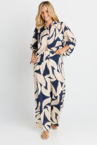 Nova Shirt Navy Floral
