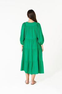 Mata Dress Green