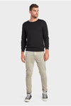 Academy Merino Crew Black