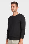 Academy Merino Crew Black