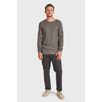 Sycamore Long Sleeve Crew Charcoal