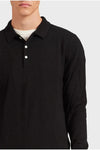 Academy Merino Polo Black