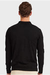 Academy Merino Polo Black