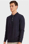 Academy Merino Polo Navy