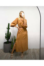 Daleyza Dress Tan