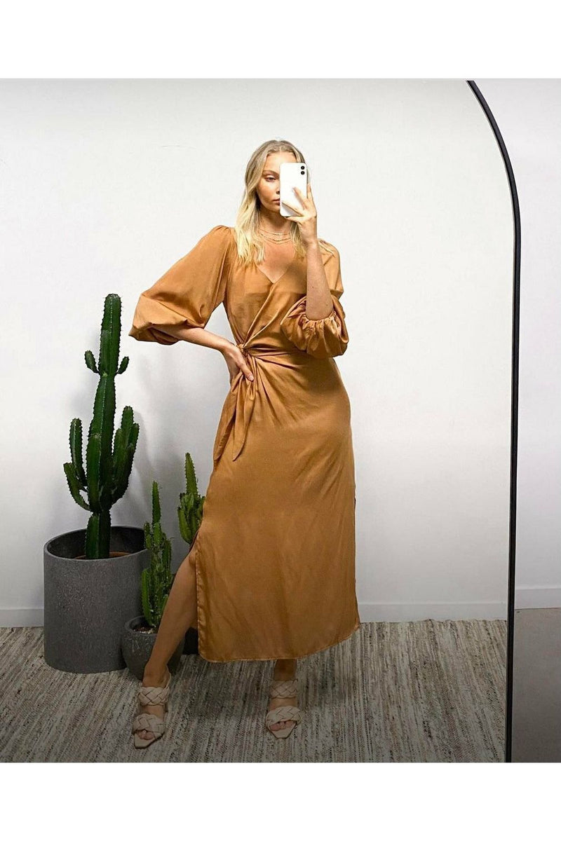 Daleyza Dress Tan