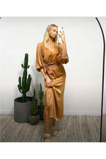 Daleyza Dress Tan