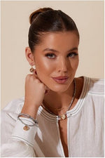 Dainty Trinket Bracelet Set Cream Gold