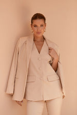 Tessa Blazer Cream