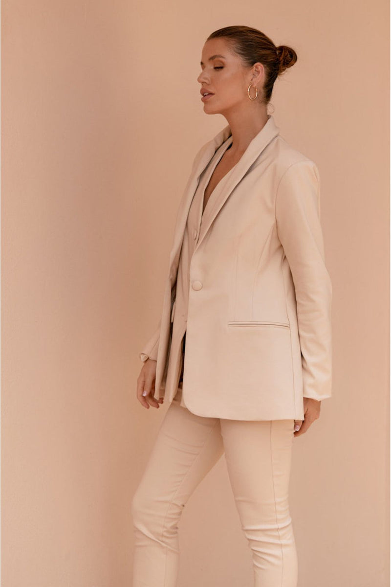 Tessa Blazer Cream
