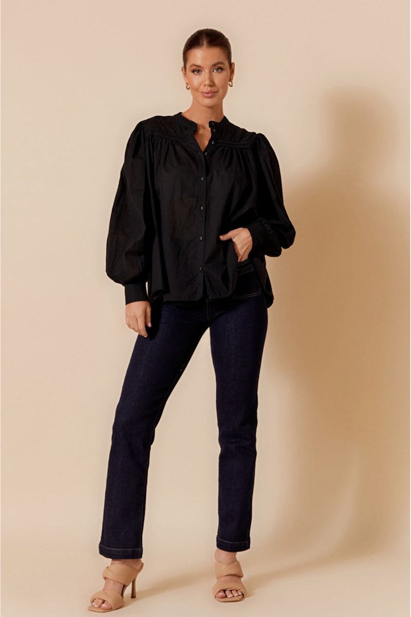 Charlotte Shirt Black