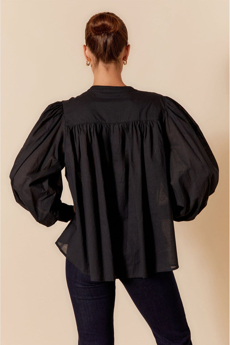 Charlotte Shirt Black
