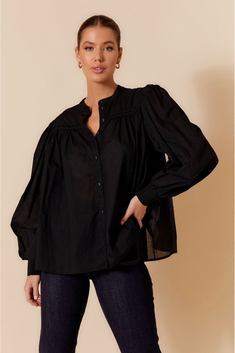 Charlotte Shirt Black