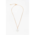 Simple Pearl Drop Layering Necklace Gold