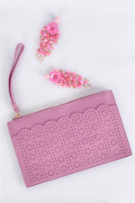 Kyra Cutout Clutch Pink