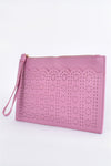 Kyra Cutout Clutch Pink