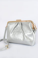 Isabelle Framed Crossbody Bag Silver