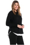 Lucy French Terry Sweat Black
