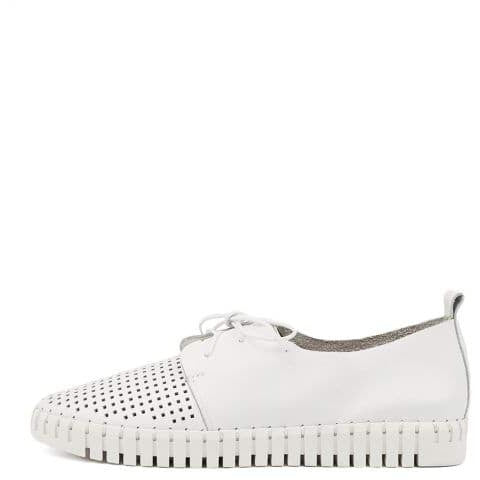 Huston Leather Sneaker White
