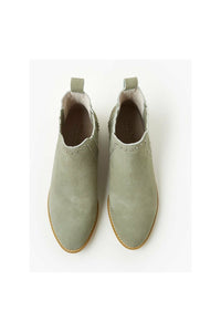 Delilah Leather Boot Sage Suede