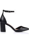 Enzo Heels Black Smooth