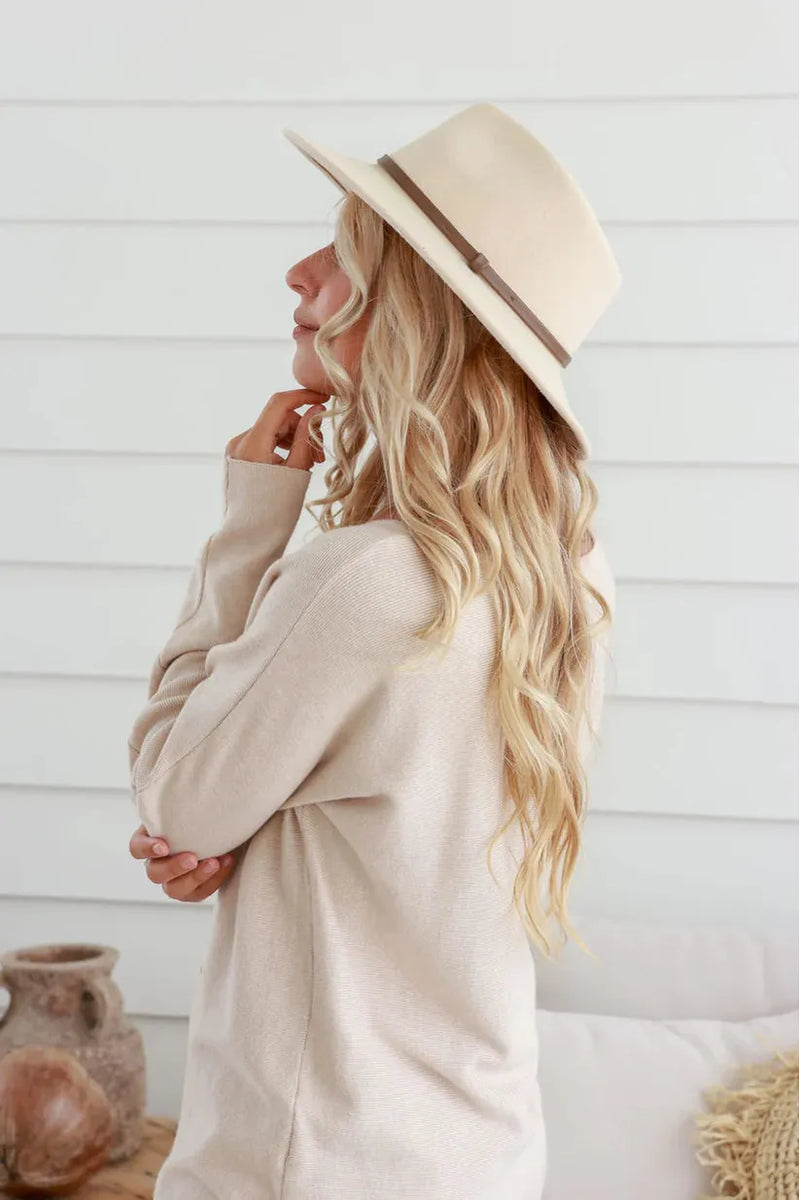 Fedora Hat Oatmeal
