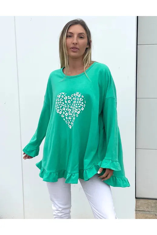 Hadee Star Top Green