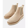 Jade Leather Boot Stone Suede
