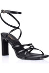Kindred Strappy Block Heels Black