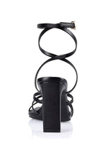 Kindred Strappy Block Heels Black