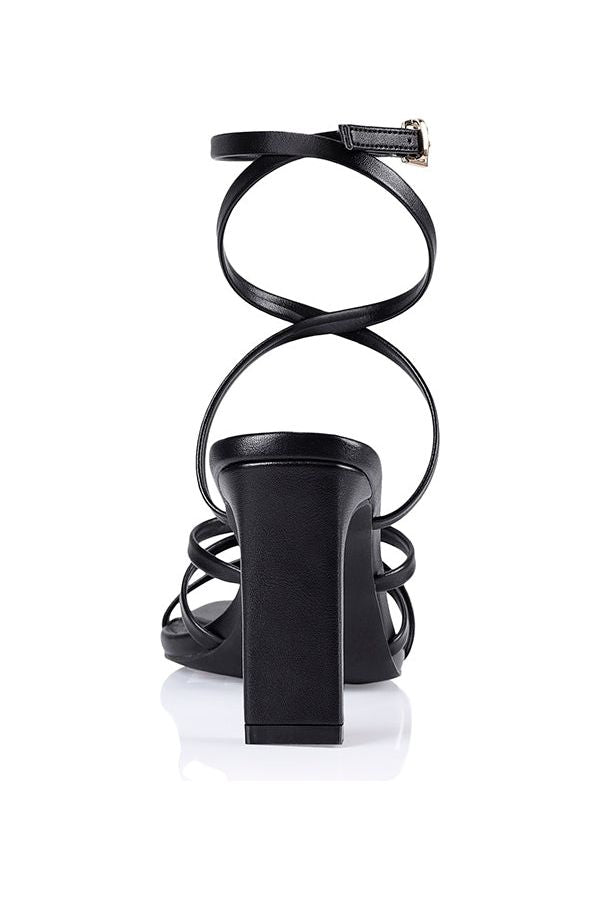 Kindred Strappy Block Heels Black